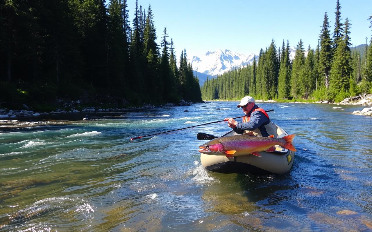 Alaska: Fishing the Salmon Calendar for Trophy Rainbows