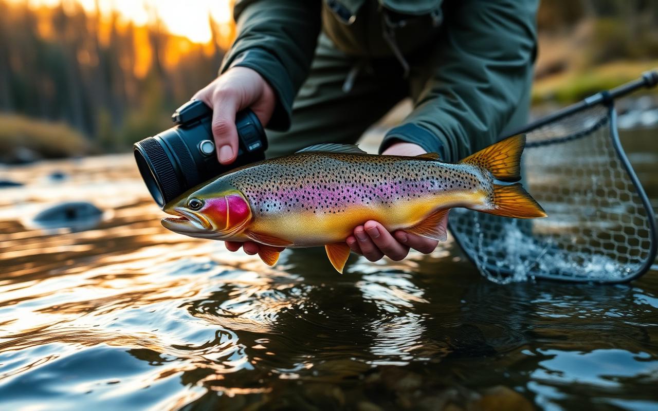 Photographing Fly Fishing Without Hurting the Fish